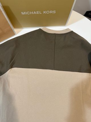 Sudadera Michael Kors Hombre Talla M Beige/Verde