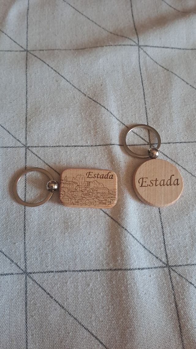 Portachiavi in legno personalizzati