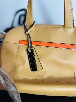 Bolso Armani Negro y Marrón