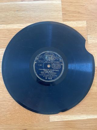 9 Discos de gramofono