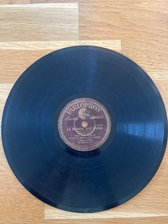 9 Discos de gramofono