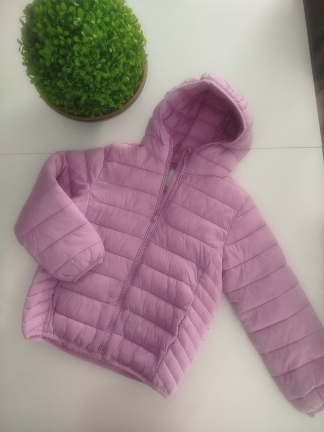 Chaqueta plumas fino niña