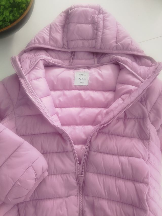 Chaqueta plumas fino niña