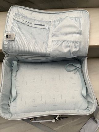 Maleta maternidad hospital bebé gris