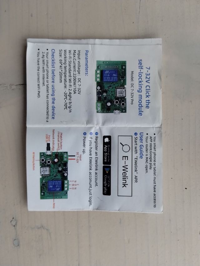 Interruttore WiFi 5VDC SRD-05VDC-SL-C