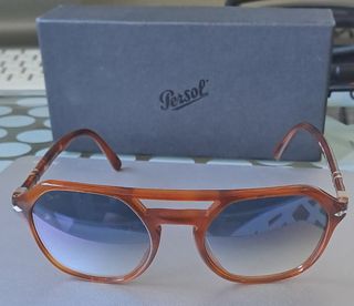 Gafas de sol Persol Tierra de Siena Marrón Azul