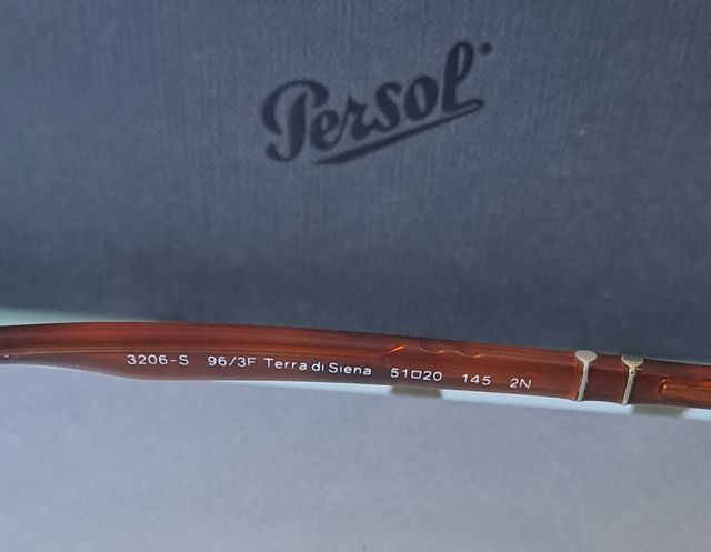 Gafas de sol Persol Tierra de Siena Marrón Azul