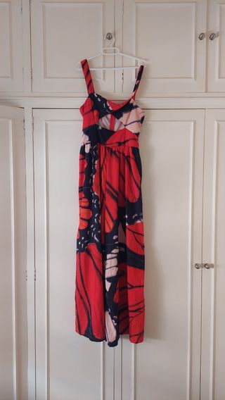 Mono ancho estampado mariposa