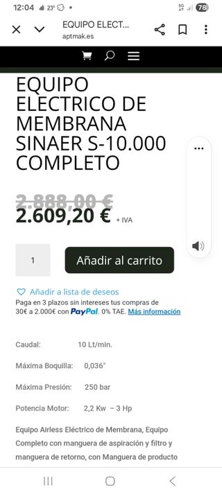 Máquina de pintar profesional, airlesco,airless,