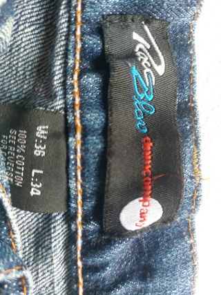 Jeans Vintage Raw Blue DNM Company Hip Hop