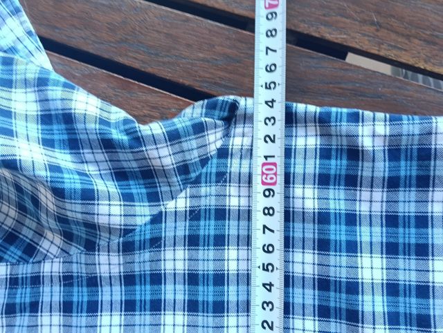 Camisa Ralph Lauren cuadros azul y blanco