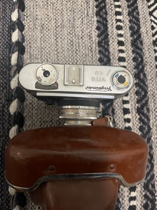 Voigtlander macchina fotografica marrone/argento
