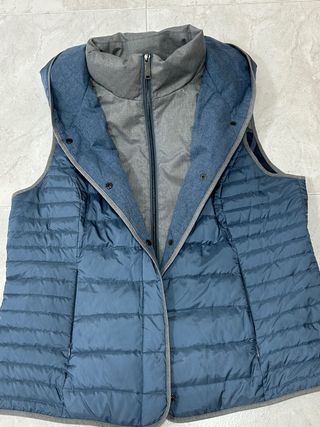 Chaleco acolchado reversible mujer
