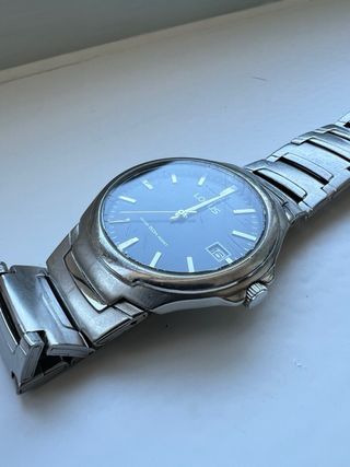 Reloj Lorus Negro y Plateado