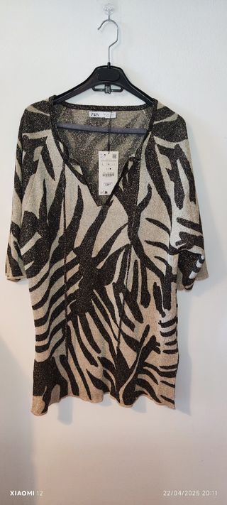 Conjunto Zara Pantalón M Sudadera L Animal Print