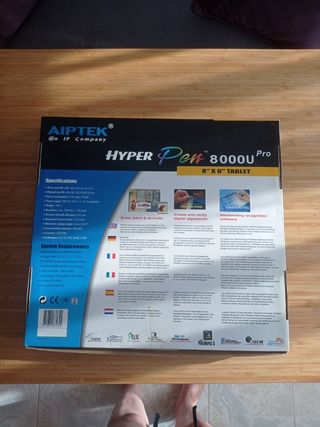 Tableta Gráfica AIPTEK HYPER Pen 8000U Pro