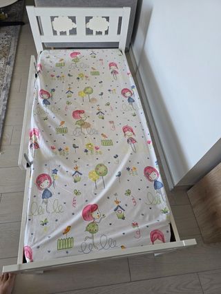 Cama infantil IKEA KRITTER blanca