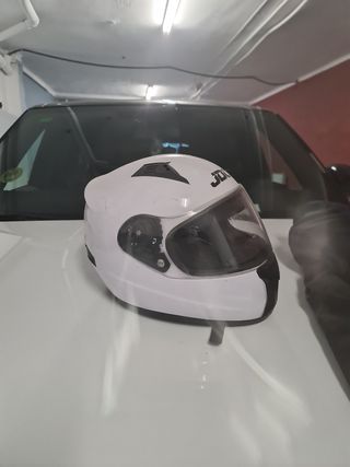 Casco de moto JDC blanco