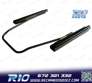 KIT ASIENTO DEPORTIVO SEMI BAQUET MONTECARLO TELA NEGRO