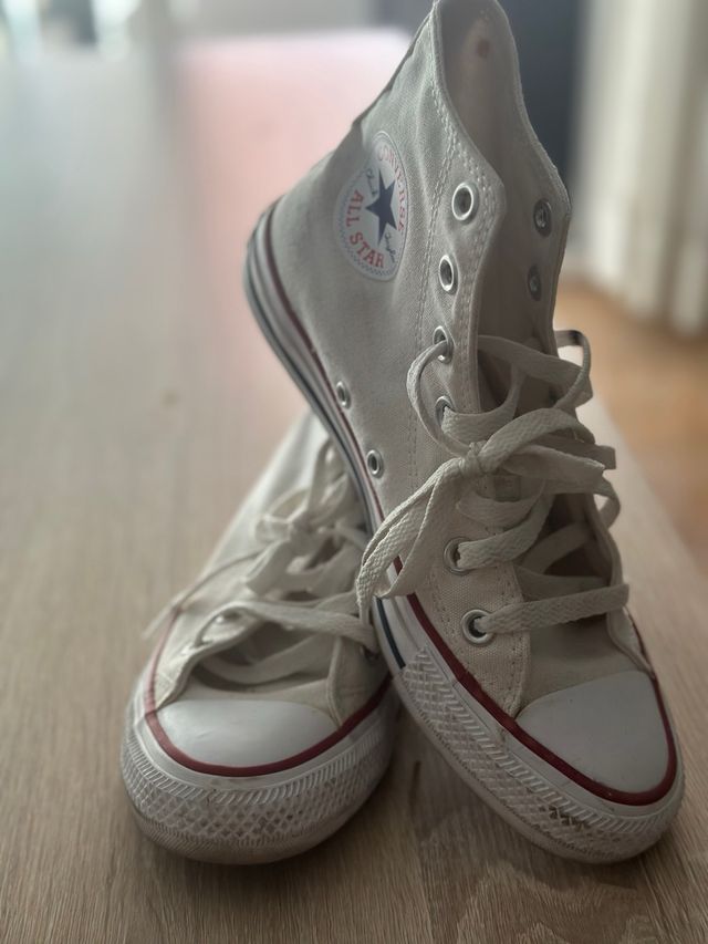 Converse All Star Blancas Talla 37