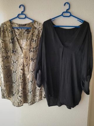 Lote 2 blusas talla única sin usar
