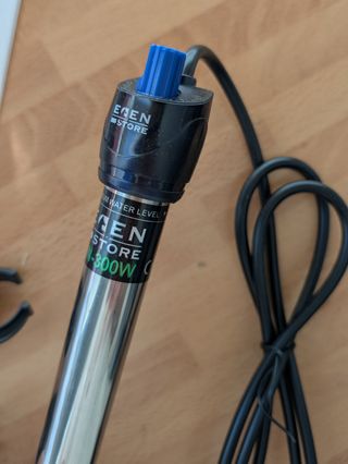 Resistencia para acuario 300W, acero inox - NUEVA