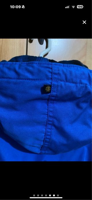 Abrigo/Chubasquero azul Element T-XL