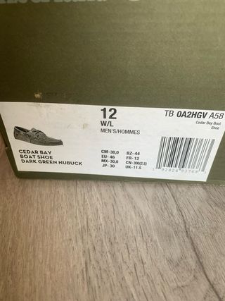 Timberland Cedar Bay Verde Talla 46