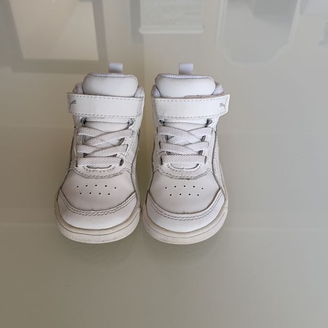 Scarpe Puma bimbo/a tg 21 bianche