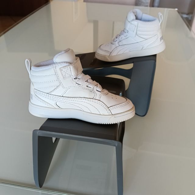 Scarpe Puma bimbo/a tg 21 bianche