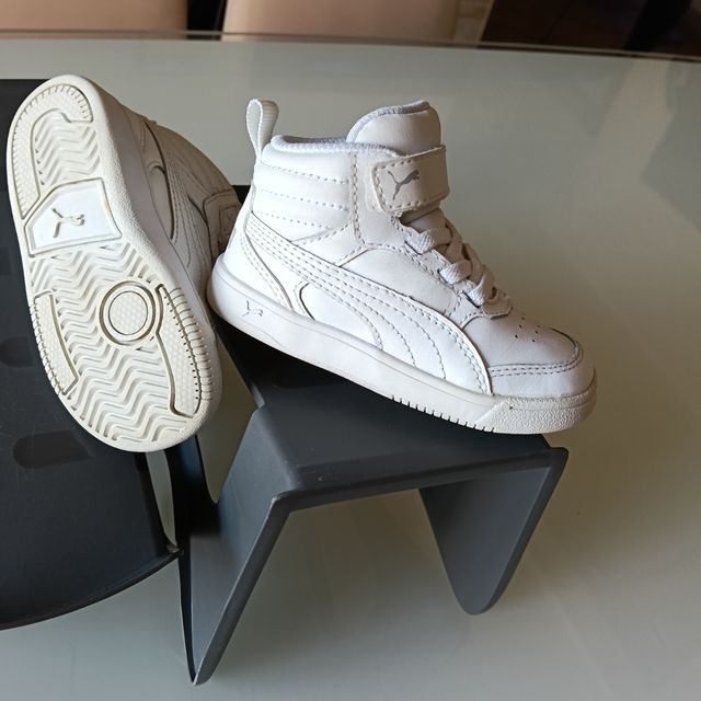 Scarpe Puma bimbo/a tg 21 bianche