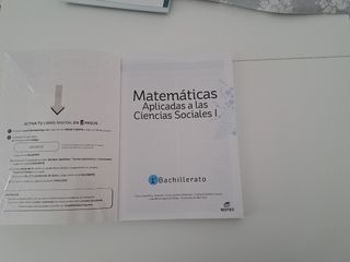 Matemáticas aplicadas a las Ciencias Sociales I...