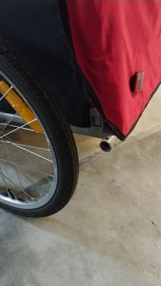 Carro doble para bicicleta de niños