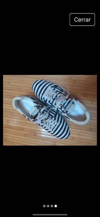 Zapatillas deportivas Premiata rayas blancas y neg