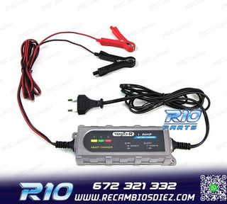 CARGADOR DE BATERIA COCHE MOTO BARCO 12V