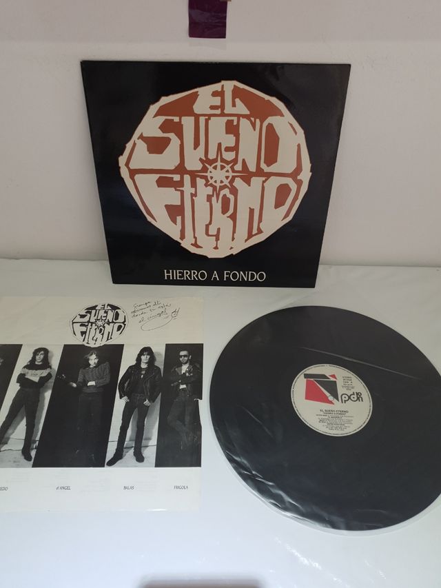 Vinilo LP El Sueño Eterno - Hierro a Fondo 1991