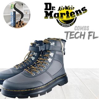 Botas Dr. Martens Combs Tech FL Hombre Gunmetal