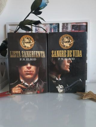 Lote 2 libros Sangre de vida y Lista sangrienta
