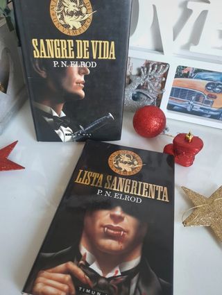 Lote 2 libros Sangre de vida y Lista sangrienta