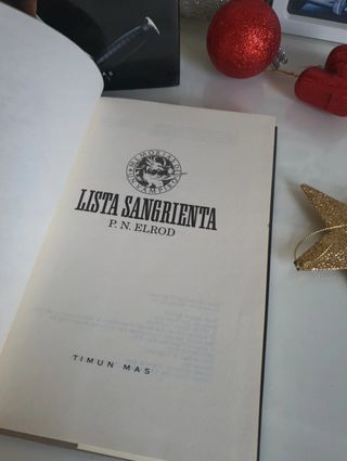 Lote 2 libros Sangre de vida y Lista sangrienta