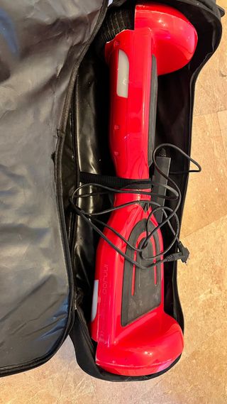 Hoverboard para reparar y mochila carrito con asa 