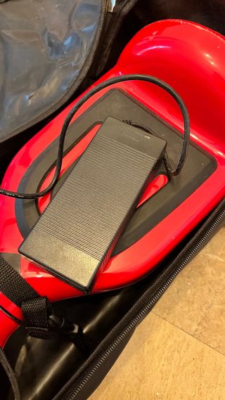 Hoverboard para reparar y mochila carrito con asa 