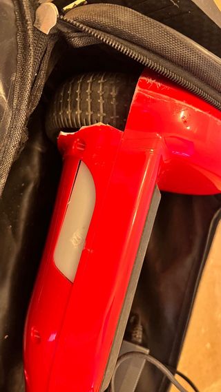 Hoverboard para reparar y mochila carrito con asa 