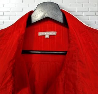 Camisa roja manga larga Talla M 38 Nueva