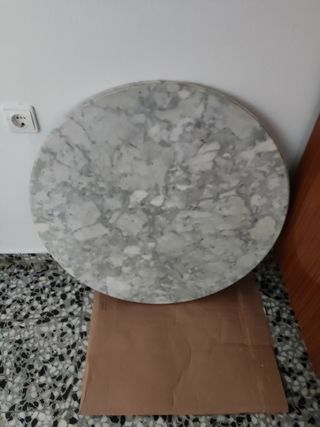 Mármol para mesa, 80 cm diámetro