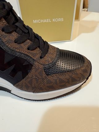 Zapatillas Michael Kors Mujer Marrón/Negro
