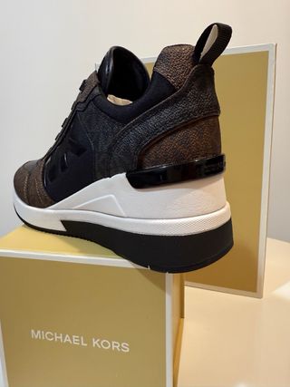 Zapatillas Michael Kors Mujer Marrón/Negro