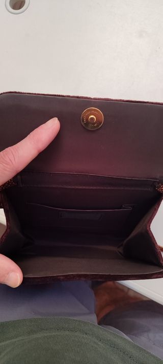 Bolso de fiesta Laura Biagiotti morado