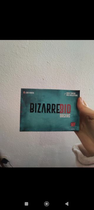 Juego de mesa Bizarrebid