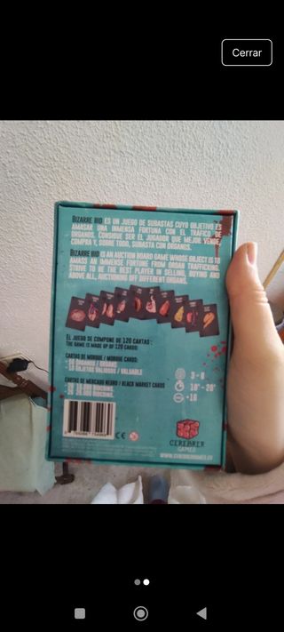 Juego de mesa Bizarrebid